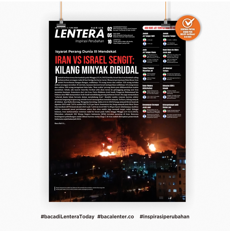 Isyarat Perang Dunia III Mendekat (Koran Senin, 16 Juni 2025)
