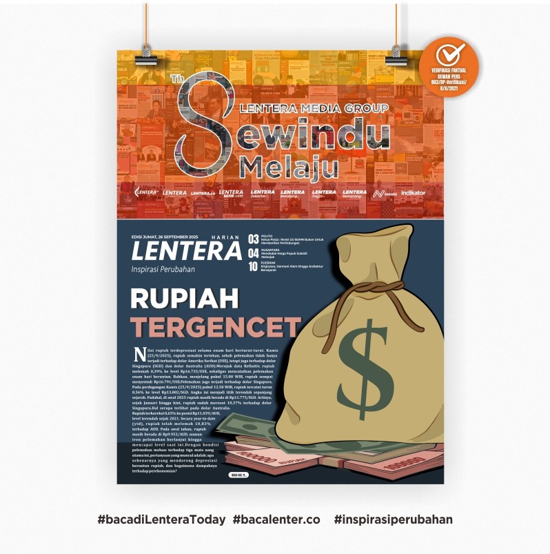 Rupiah Tergencet (Koran Jumat, 26/9/2025)