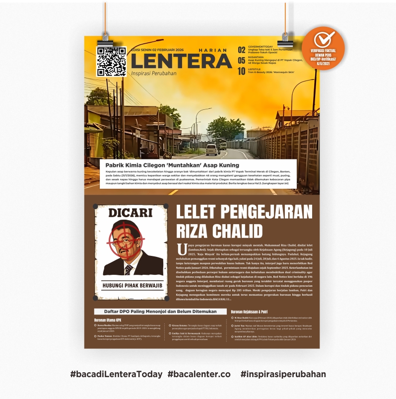 Lelet Pengejaran Riza Chalid (Koran Senin, 2 Februari 2026)