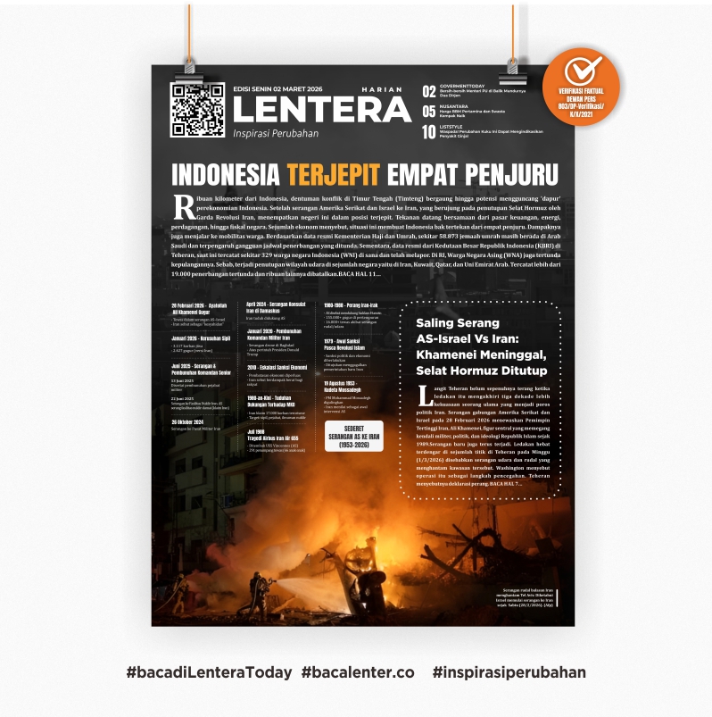 Indonesia Terjepit Empat Penjuru (Koran Senin, 02 Maret 2026)
