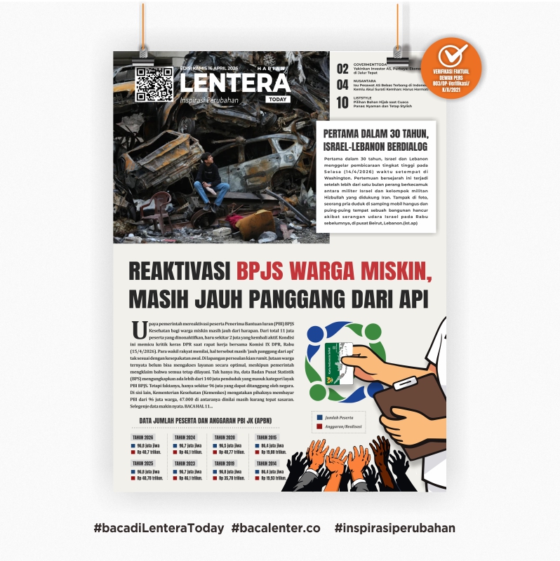 Reaktivasi BPJS Warga Miskin, Masih Jauh Panggang dari Api (Koran Kamis, 16 April 2026)