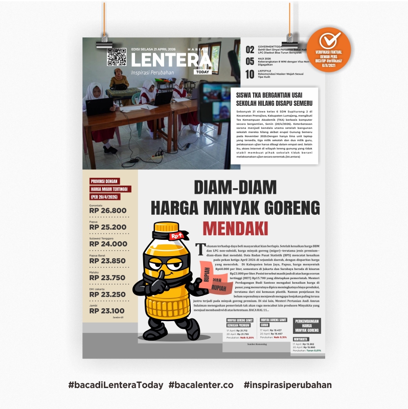 Diam-diam Harga Minyak Goreng Mendaki (Koran Selasa, 21 April 2026)