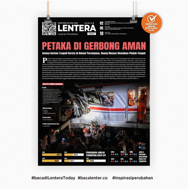 Petaka di Gerbong Aman (Koran Rabu, 29 April 2026)