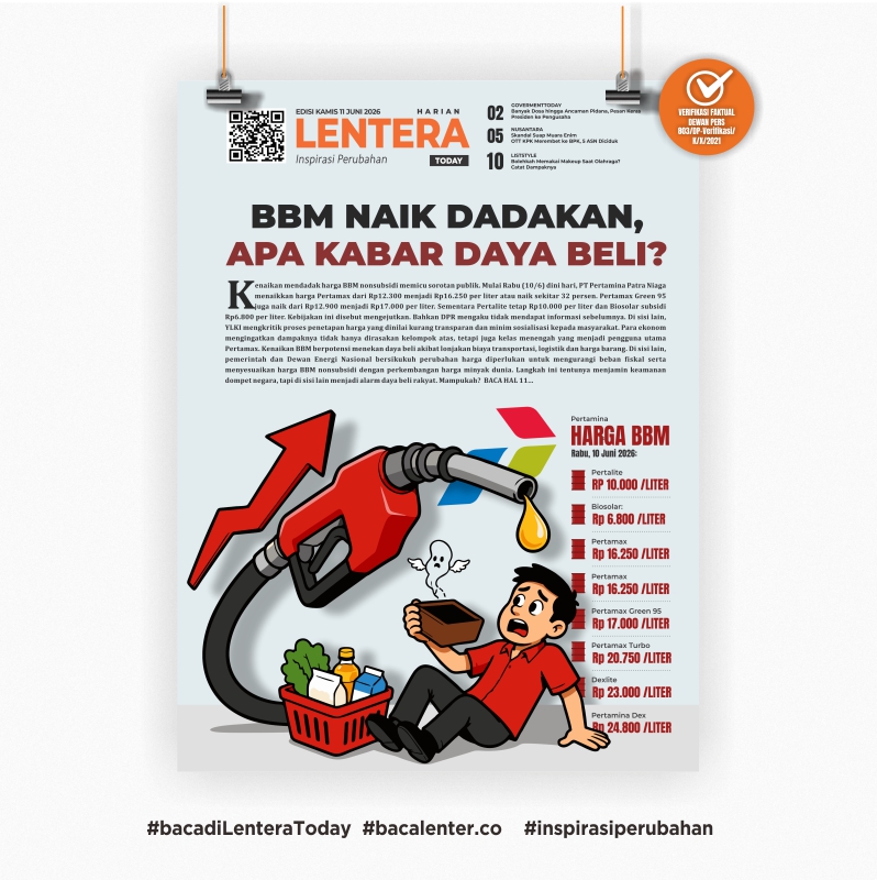 BBM Naik Dadakan, Apa Kabar Daya Beli? (Koran Kamis, 11 Juni 2026)