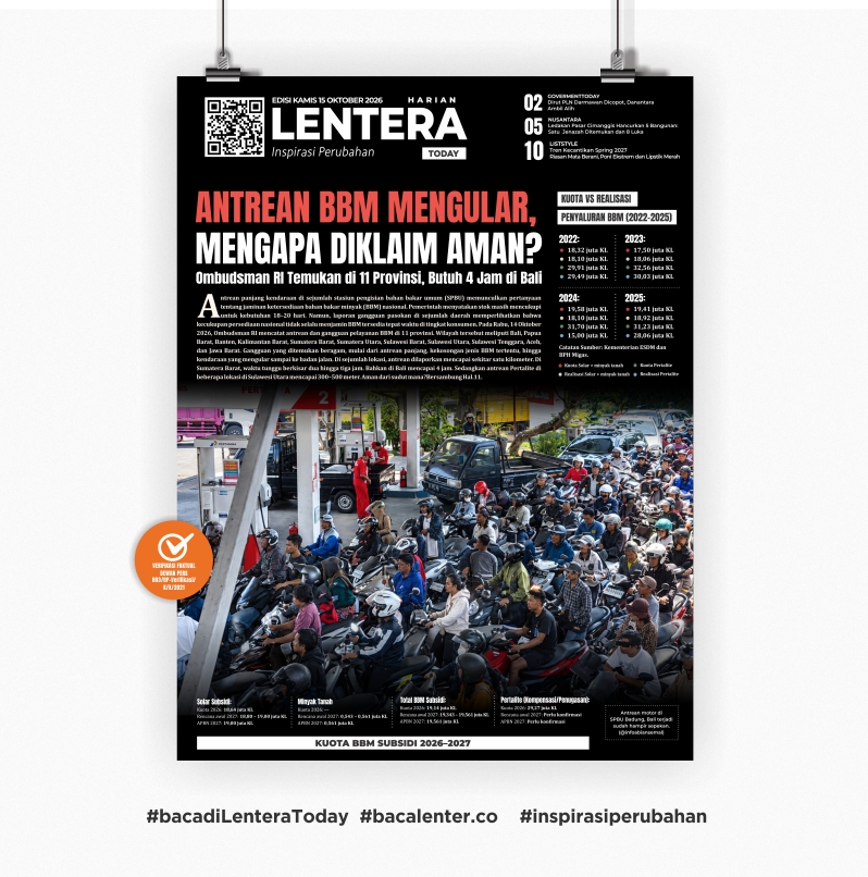 Antrean BBM Mengular, Mengapa Diklaim Aman? (Koran Jumat, 15 Oktober 2026)