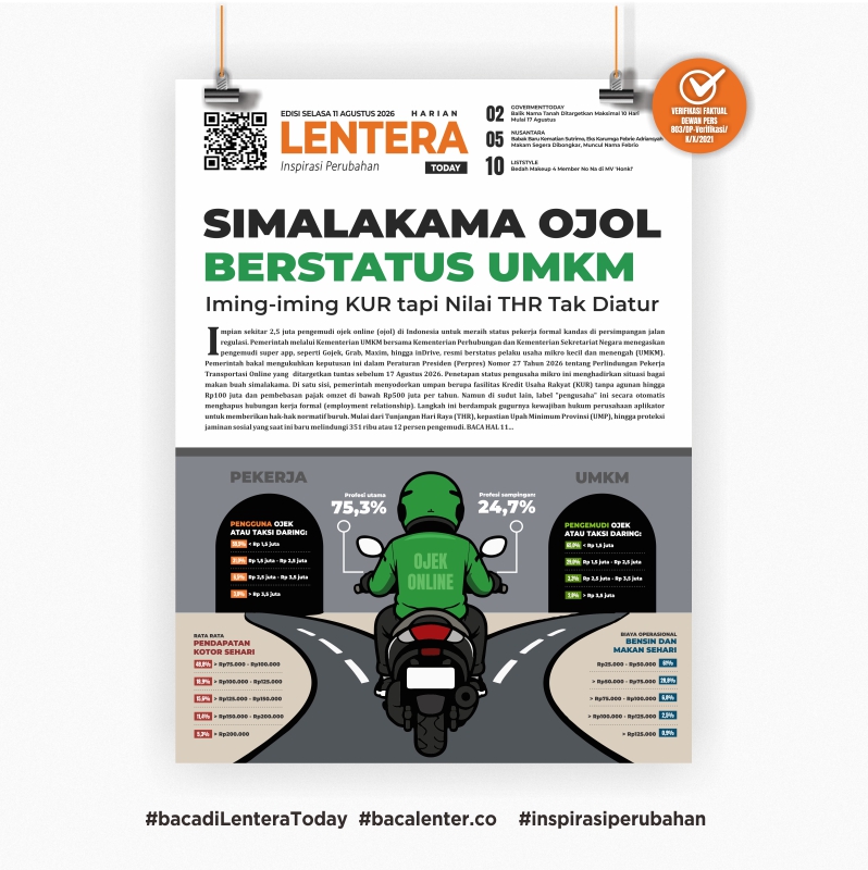 Simalakama Ojol Berstatus UMKM (Koran Selasa, 11 Agustus 2026)