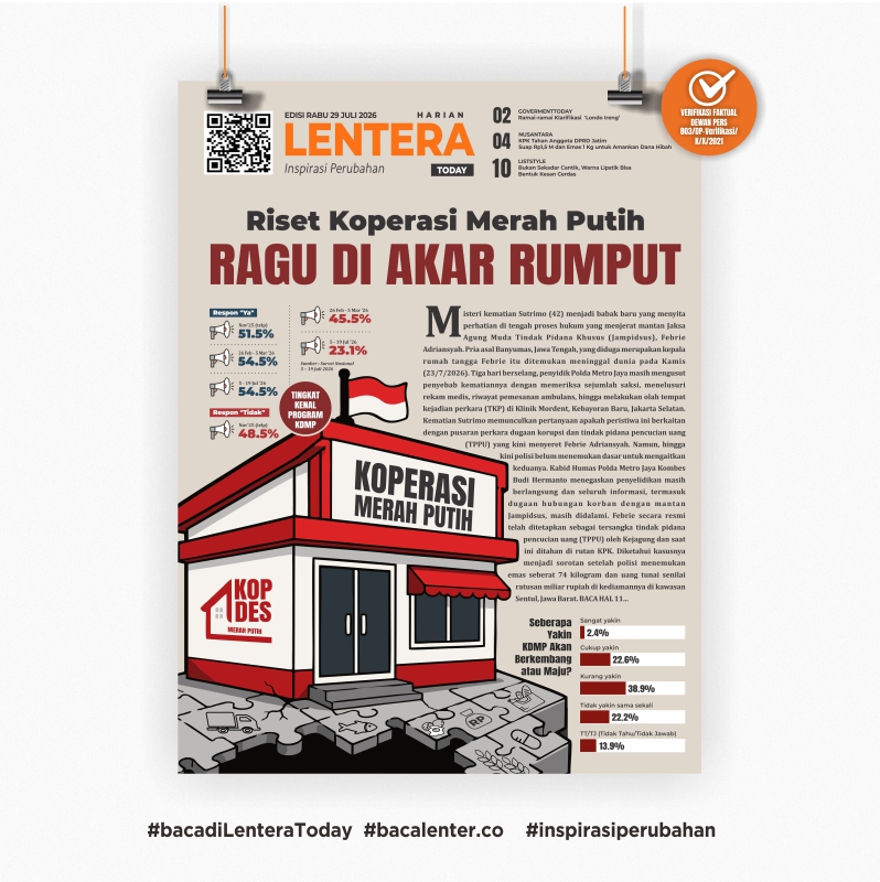 Riset Koperasi Merah Putih, Ragu di Akar Rumput (Koran Rabu, 29 Juli 2026)