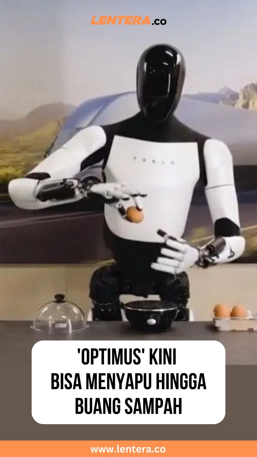 'Optimus' Kini Bisa Menyapu hingga Buang Sampah
