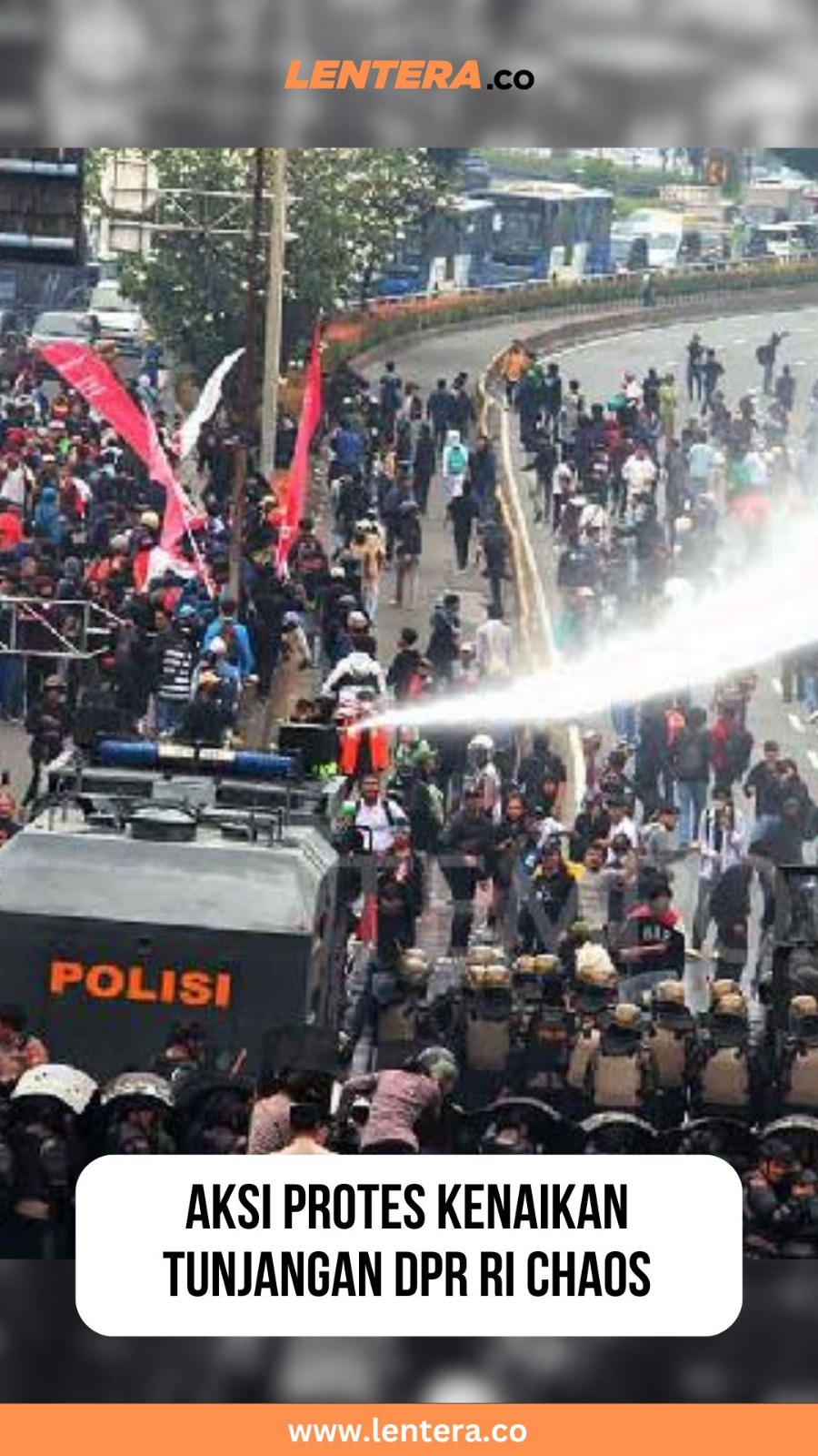 Aksi Protes Kenaikan Tunjangan DPR RI Chaos
