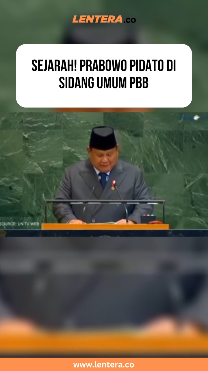 Sejarah! Prabowo Pidato di Sidang Umum PBB